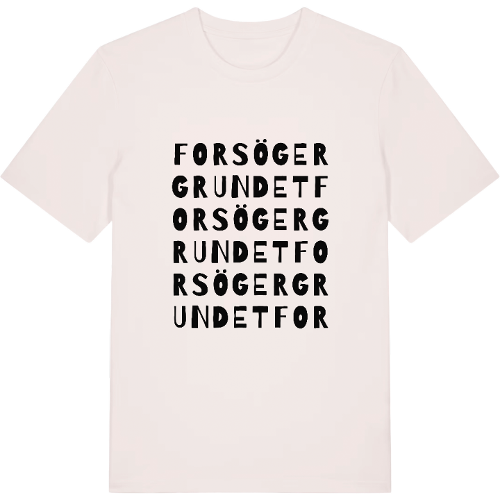 Forsögergrundet ordlek t-shirt – t-shirt från PinShirt