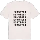 Forsströms ordlek t-shirt