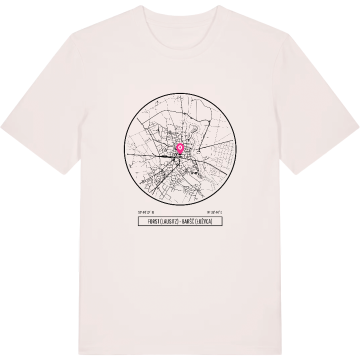 Forst (Lausitz) - Baršć (Łužyca) t-shirt – t-shirt från PinShirt