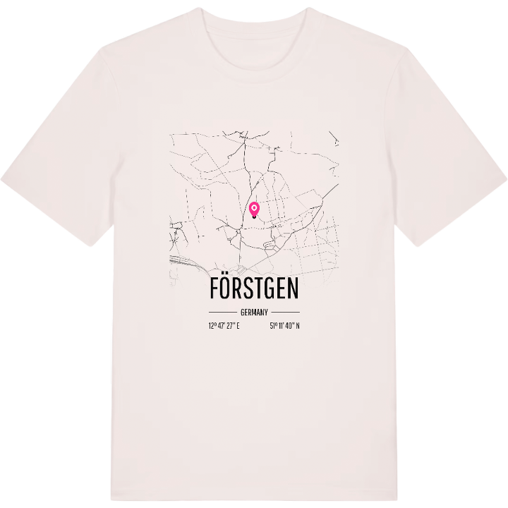 Förstgen karta t-shirt – t-shirt från PinShirt
