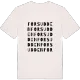 Forsudden ordlek t-shirt