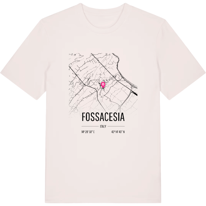 Fossacesia karta t-shirt – t-shirt från PinShirt