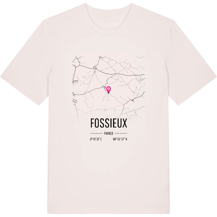 Fossieux karta t-shirt – t-shirt från PinShirt