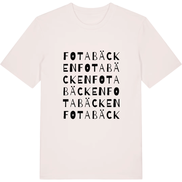 Fotabäcken ordlek t-shirt – t-shirt från PinShirt