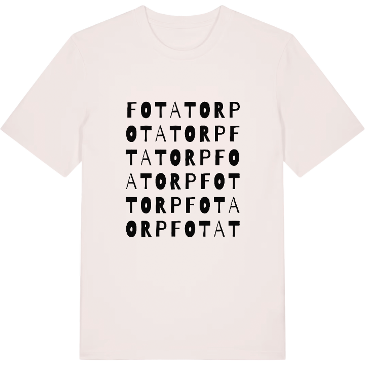 Fotatorp ordlek t-shirt – t-shirt från PinShirt