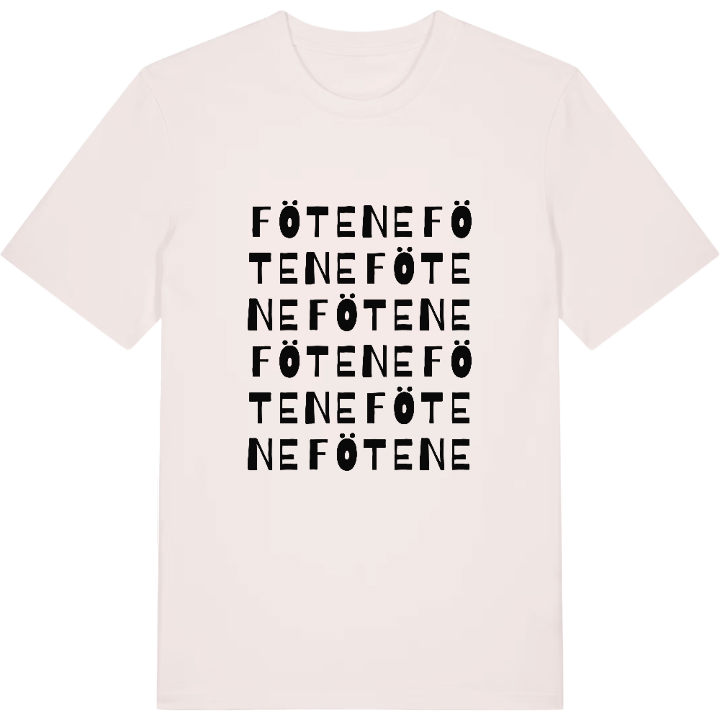 Fötene ordlek t-shirt – t-shirt från PinShirt
