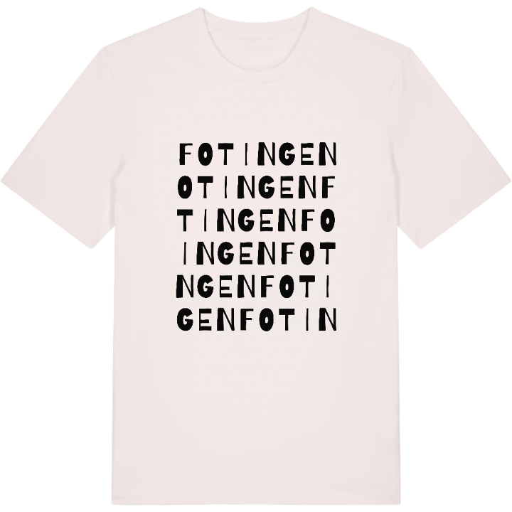 Fotingen ordlek t-shirt – t-shirt från PinShirt