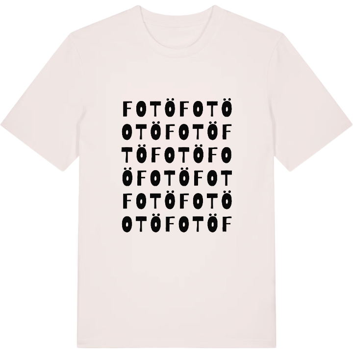 Fotö ordlek t-shirt – t-shirt från PinShirt