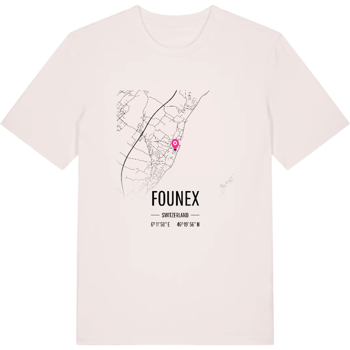Founex karta t-shirt – t-shirt från PinShirt