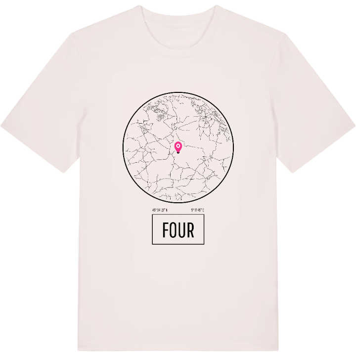 Four t-shirt – t-shirt från PinShirt
