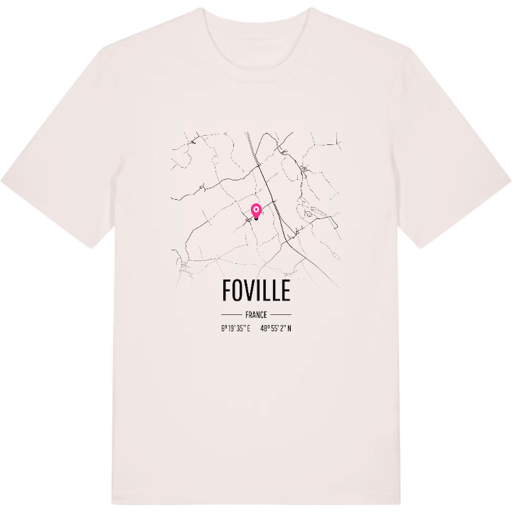 Foville karta t-shirt – t-shirt från PinShirt