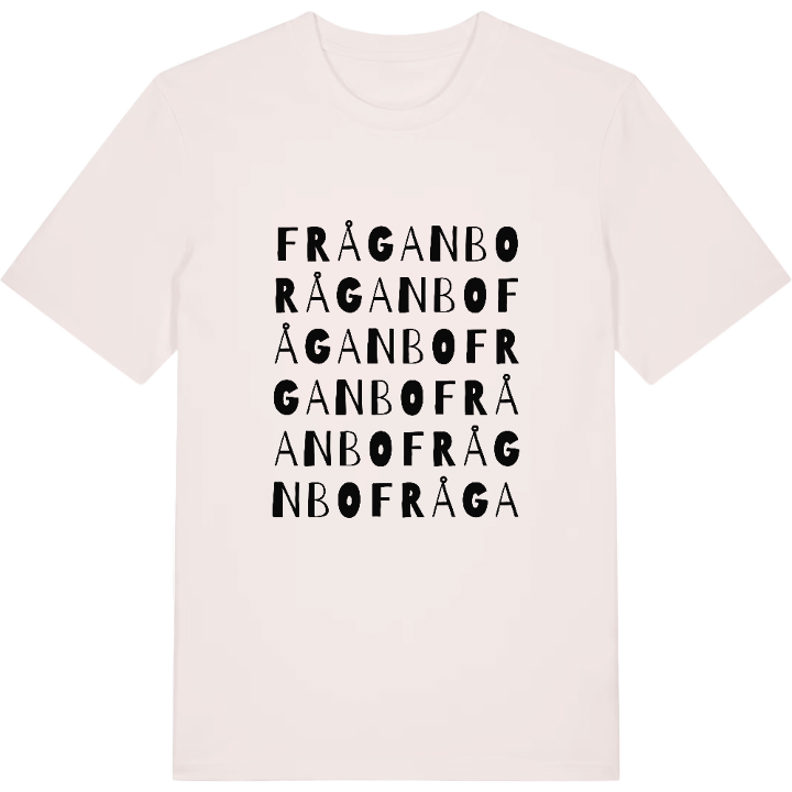 Fråganbo ordlek t-shirt – t-shirt från PinShirt