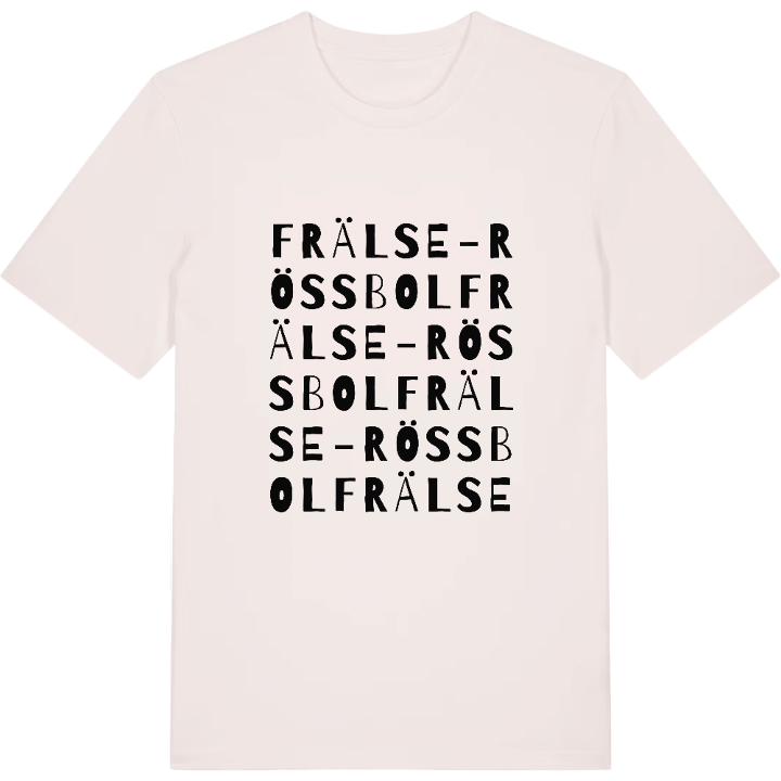Frälse-Rössbol ordlek t-shirt – t-shirt från PinShirt