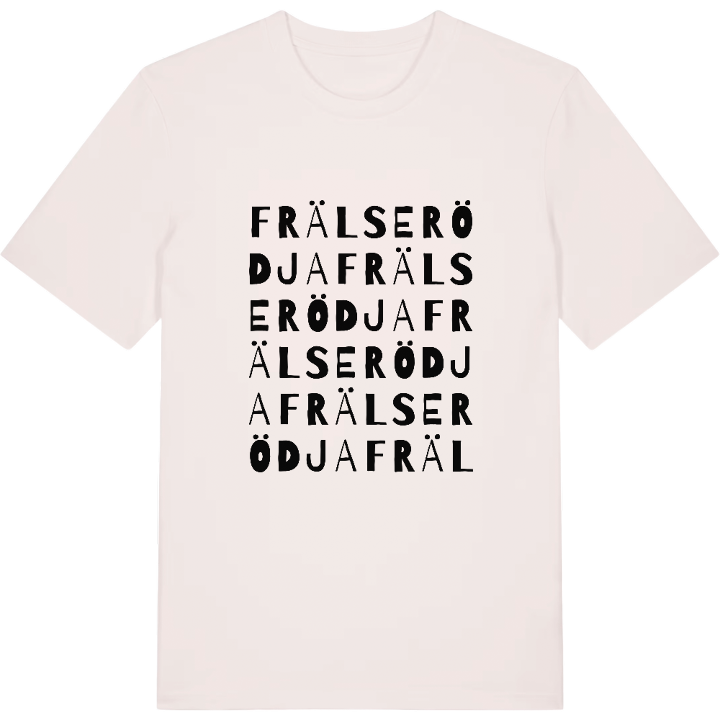 Frälserödja ordlek t-shirt – t-shirt från PinShirt