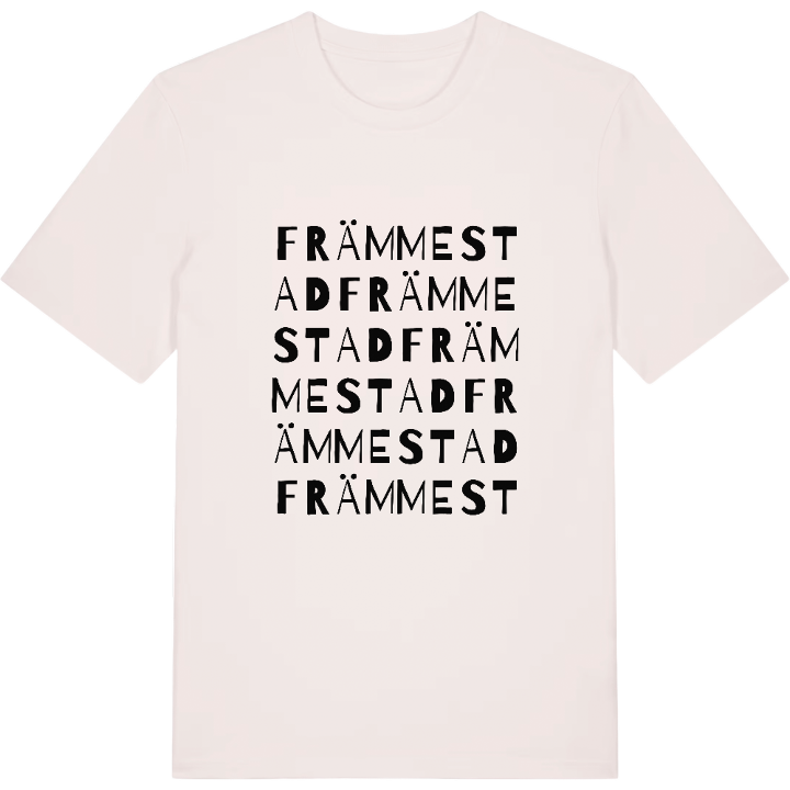 Främmestad ordlek t-shirt – t-shirt från PinShirt