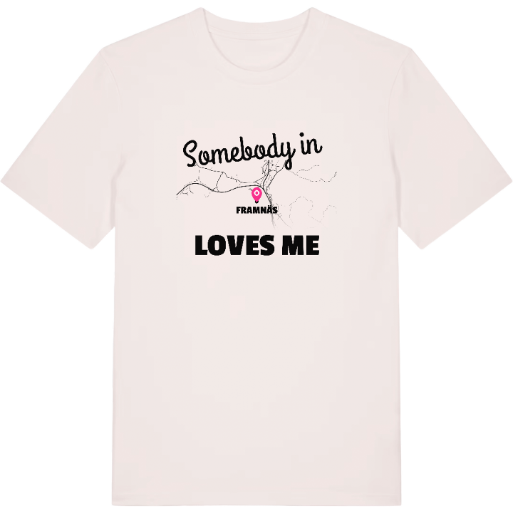 Någon i Framnäs älskar mig t-shirt – t-shirt från PinShirt