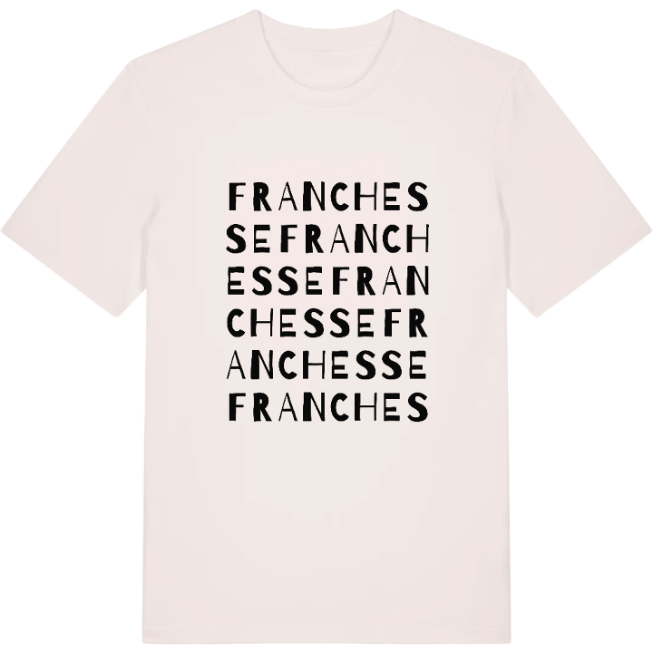Franchesse ordlek t-shirt – t-shirt från PinShirt