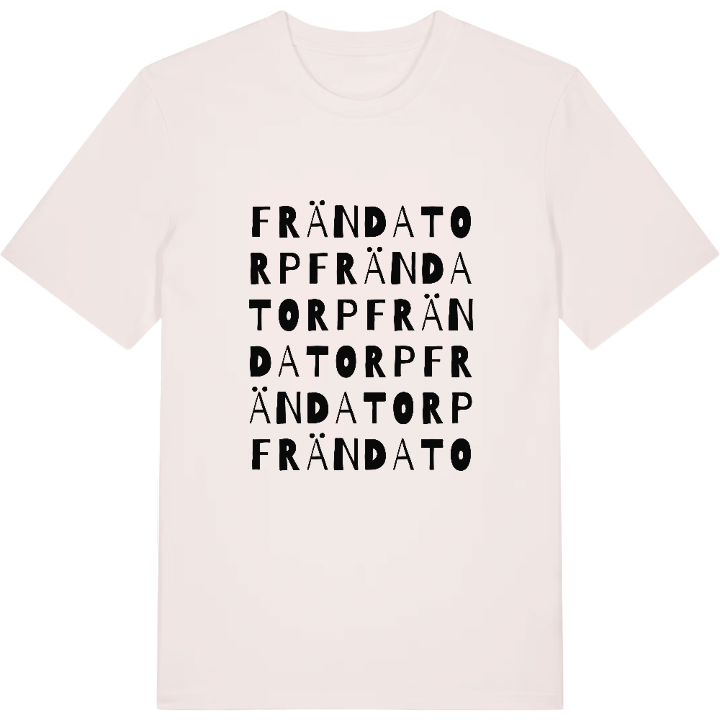 Frändatorp ordlek t-shirt – t-shirt från PinShirt