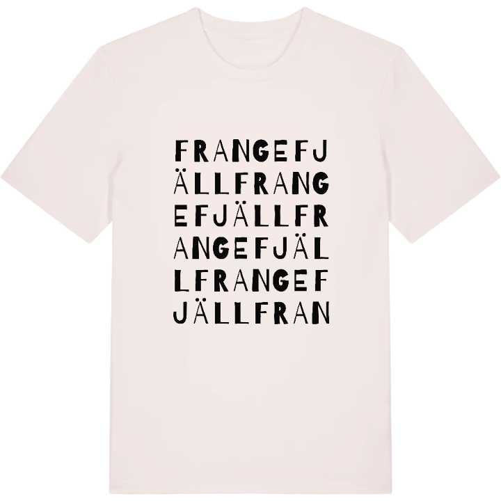 Frangefjäll ordlek t-shirt – t-shirt från PinShirt