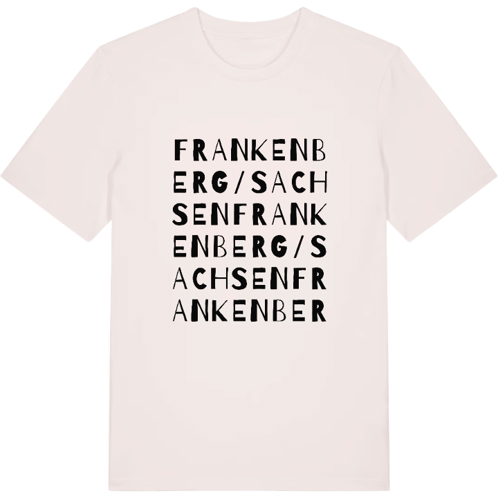 Frankenberg/Sachsen ordlek t-shirt – t-shirt från PinShirt