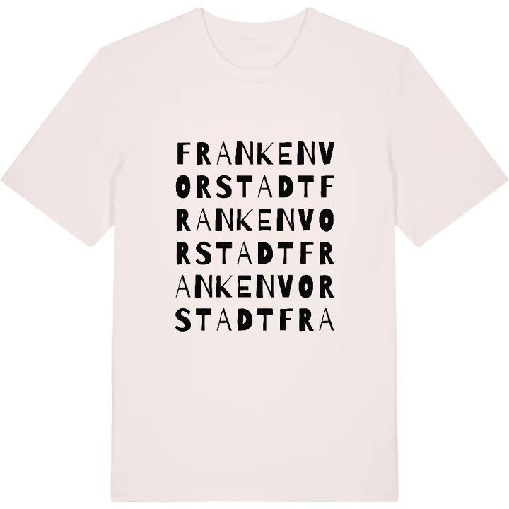 Frankenvorstadt ordlek t-shirt – t-shirt från PinShirt