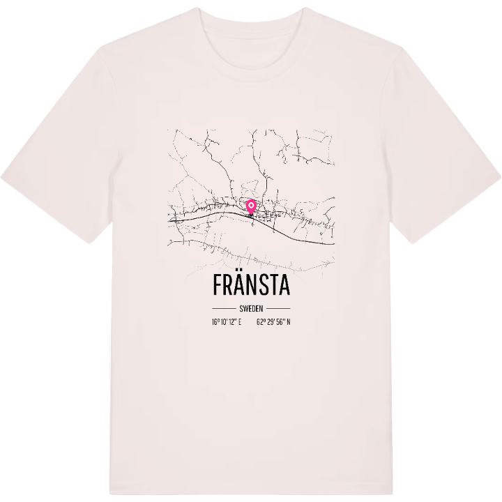 Fränsta karta t-shirt – t-shirt från PinShirt