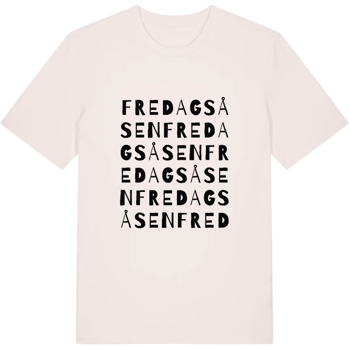 Fredagsåsen ordlek t-shirt – t-shirt från PinShirt
