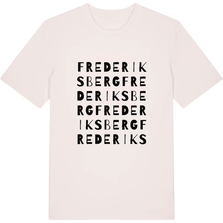Frederiksberg ordlek t-shirt – t-shirt från PinShirt