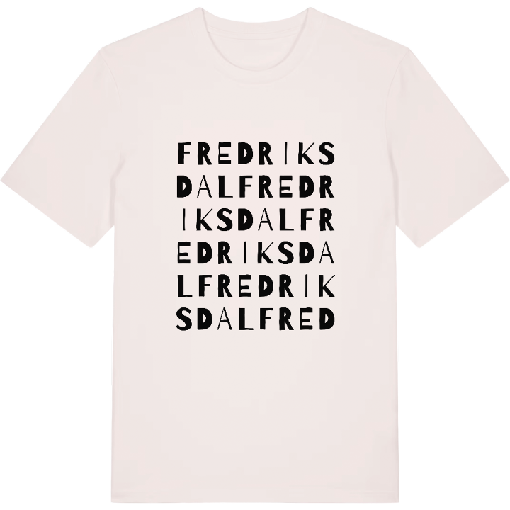 Fredriksdal ordlek t-shirt – t-shirt från PinShirt