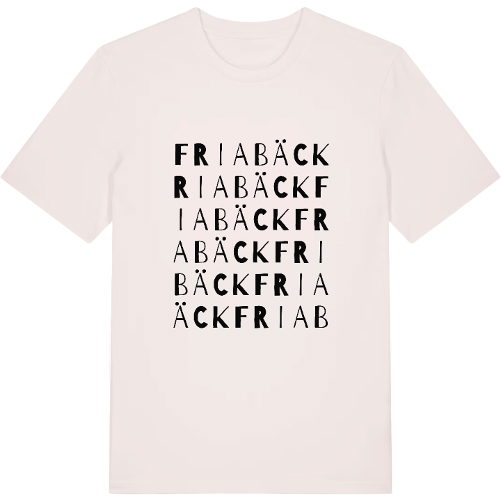 Friabäck ordlek t-shirt – t-shirt från PinShirt