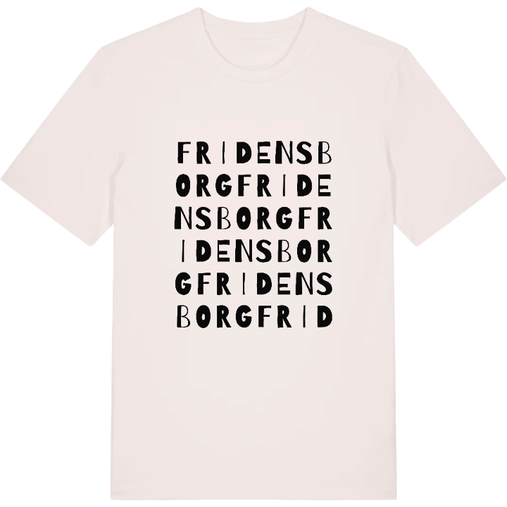 Fridensborg ordlek t-shirt – t-shirt från PinShirt