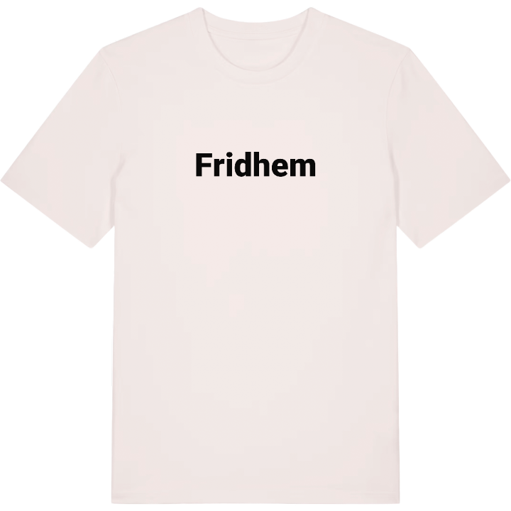 Fridhem fetstil t-shirt – t-shirt från PinShirt