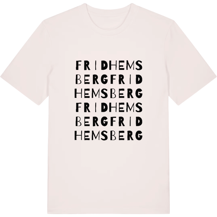 Fridhemsberg ordlek t-shirt – t-shirt från PinShirt