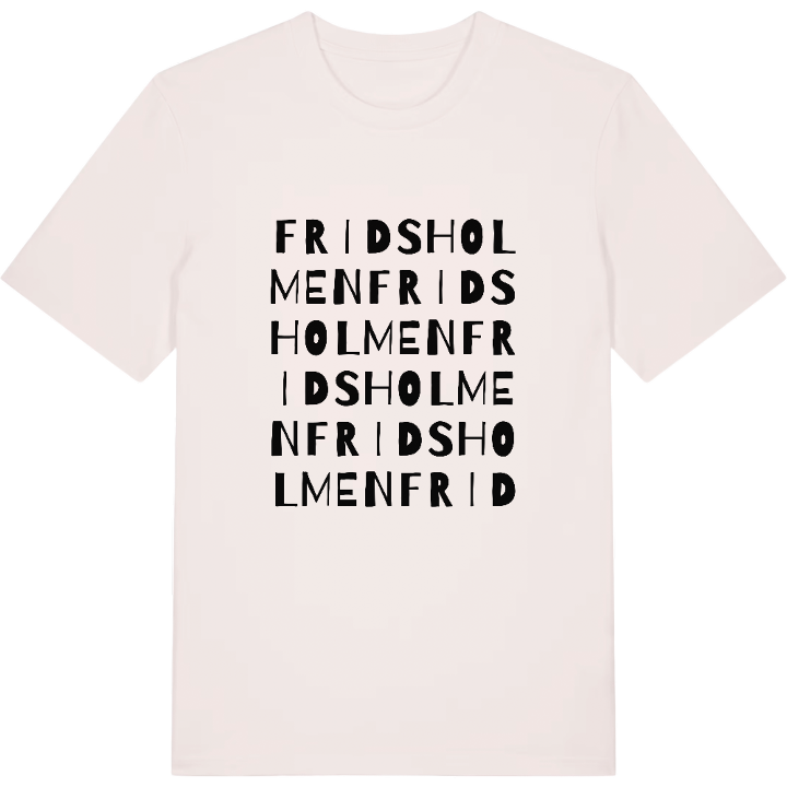 Fridsholmen ordlek t-shirt – t-shirt från PinShirt
