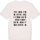 Fridshyddan ordlek t-shirt