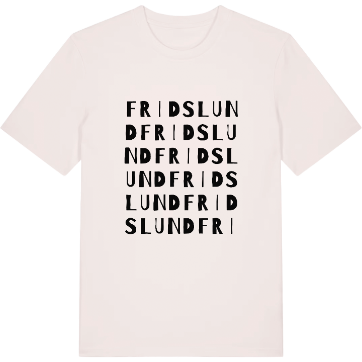 Fridslund ordlek t-shirt – t-shirt från PinShirt