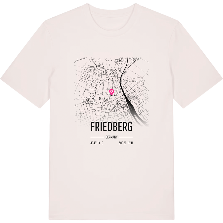 Friedberg karta t-shirt – t-shirt från PinShirt