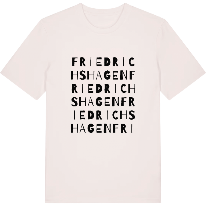 Friedrichshagen ordlek t-shirt – t-shirt från PinShirt