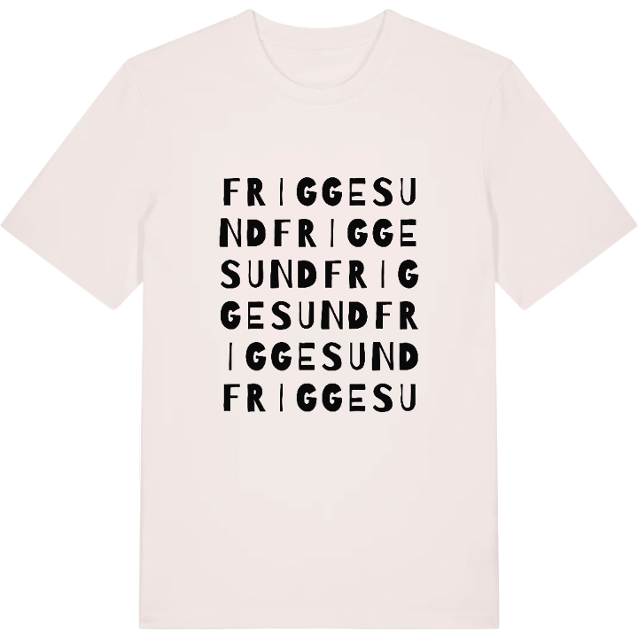 Friggesund ordlek t-shirt – t-shirt från PinShirt