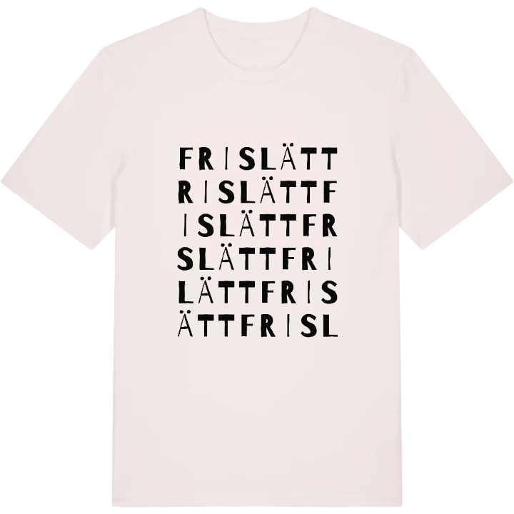 Frislätt ordlek t-shirt – t-shirt från PinShirt