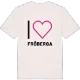 Jag älskar Fröberga t-shirt stort tryck