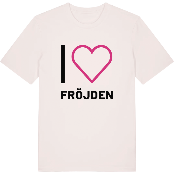 Jag älskar Fröjden t-shirt stort tryck – t-shirt från PinShirt