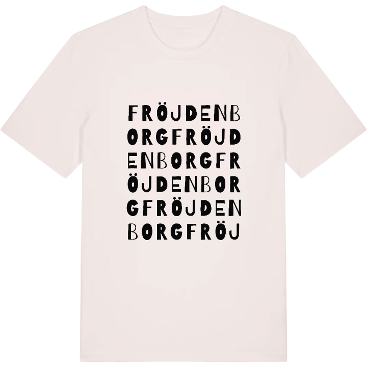 Fröjdenborg ordlek t-shirt – t-shirt från PinShirt