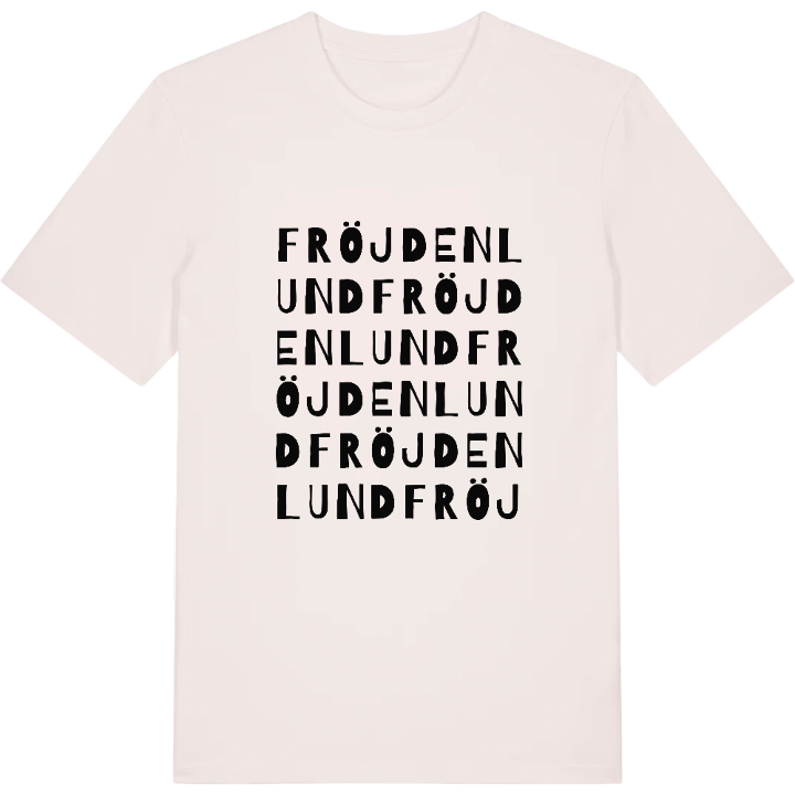 Fröjdenlund ordlek t-shirt – t-shirt från PinShirt