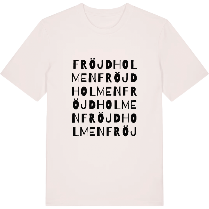 Fröjdholmen ordlek t-shirt – t-shirt från PinShirt