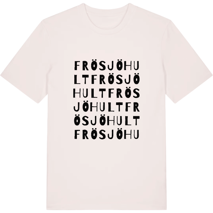 Frösjöhult ordlek t-shirt – t-shirt från PinShirt