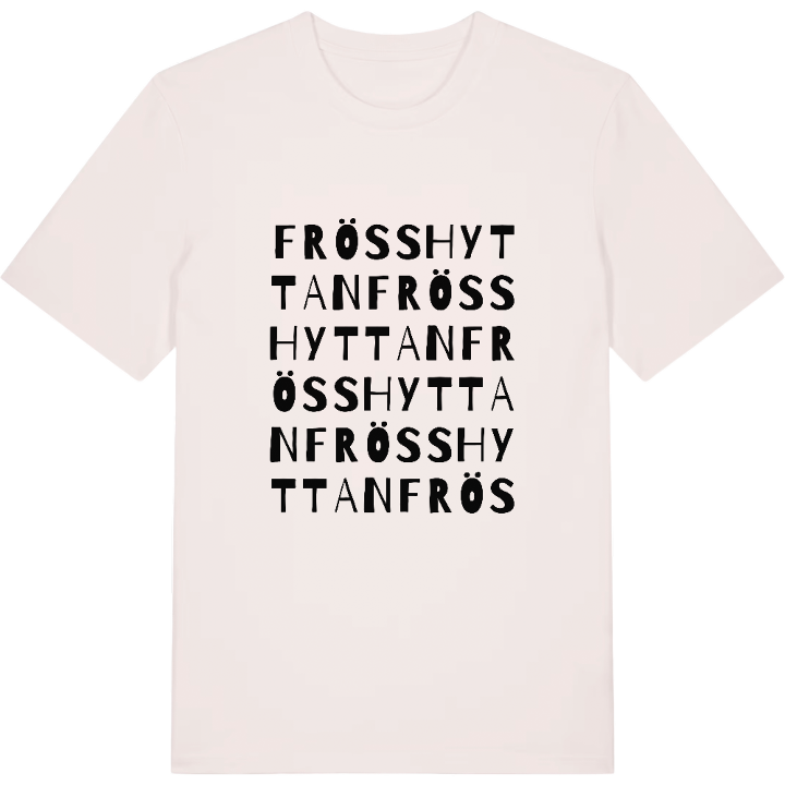 Frösshyttan ordlek t-shirt – t-shirt från PinShirt