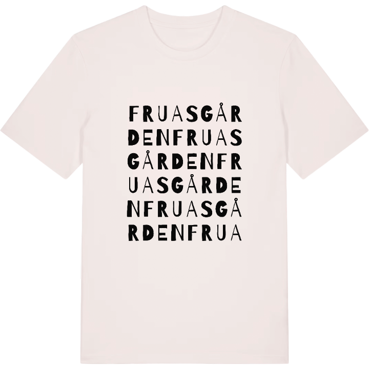 Fruasgården ordlek t-shirt – t-shirt från PinShirt