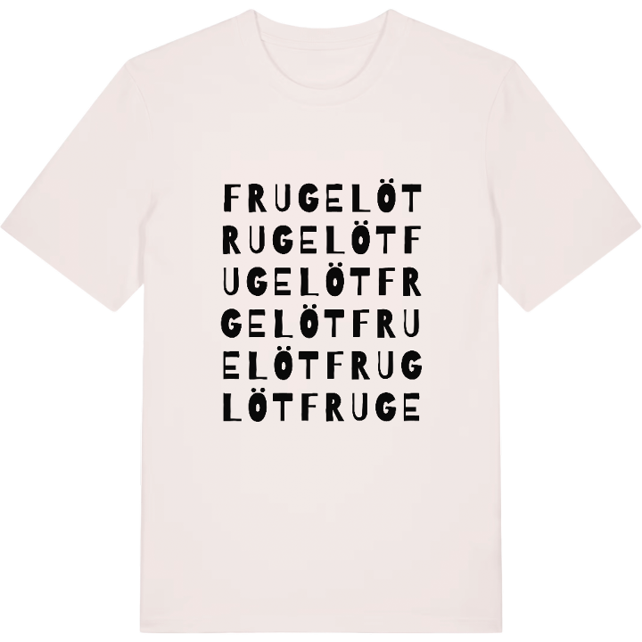 Frugelöt ordlek t-shirt – t-shirt från PinShirt