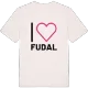 Jag älskar Fudal t-shirt stort tryck